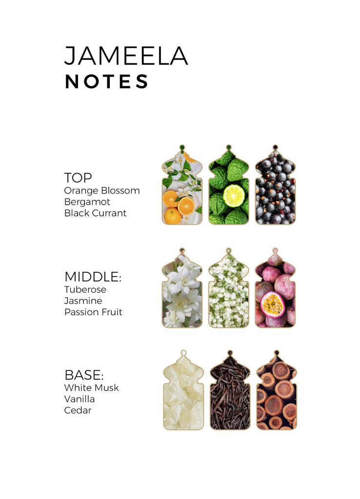 Jameela perfume notes