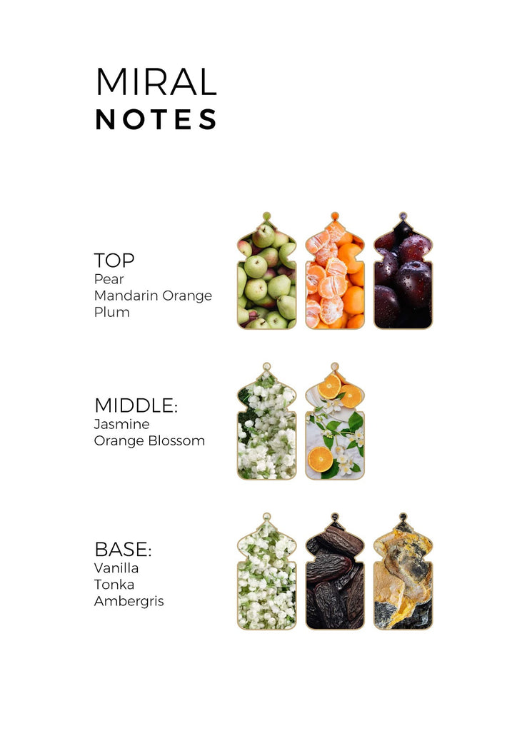 Miral perfume notes