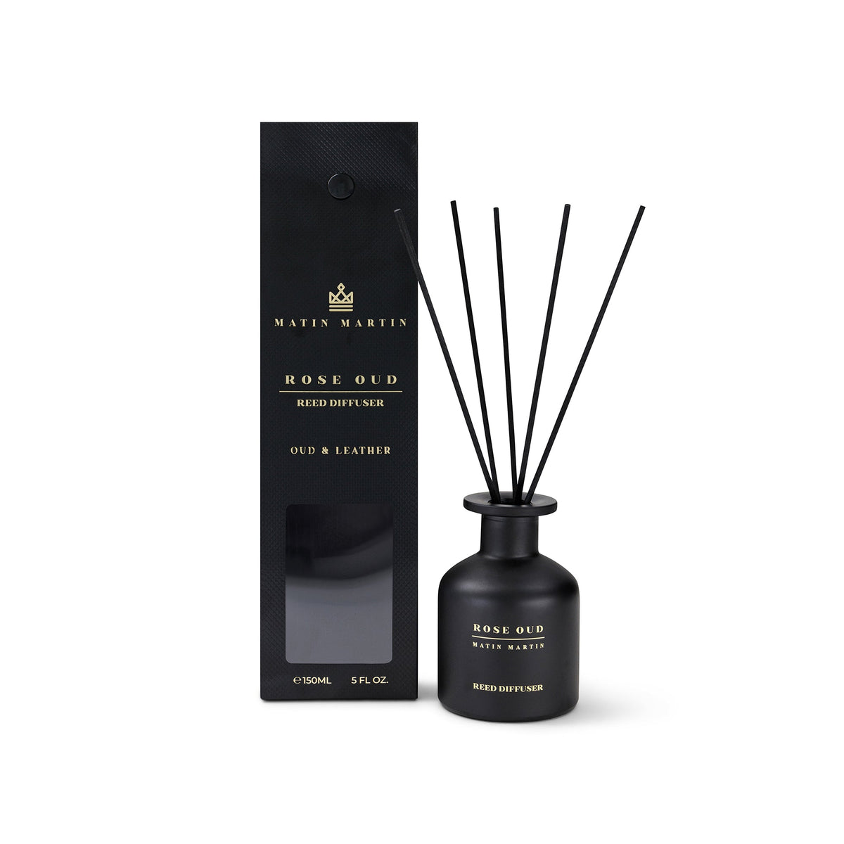 ROSE OUD REED DIFFUSER - OUD & LEATHER – Matin Martin