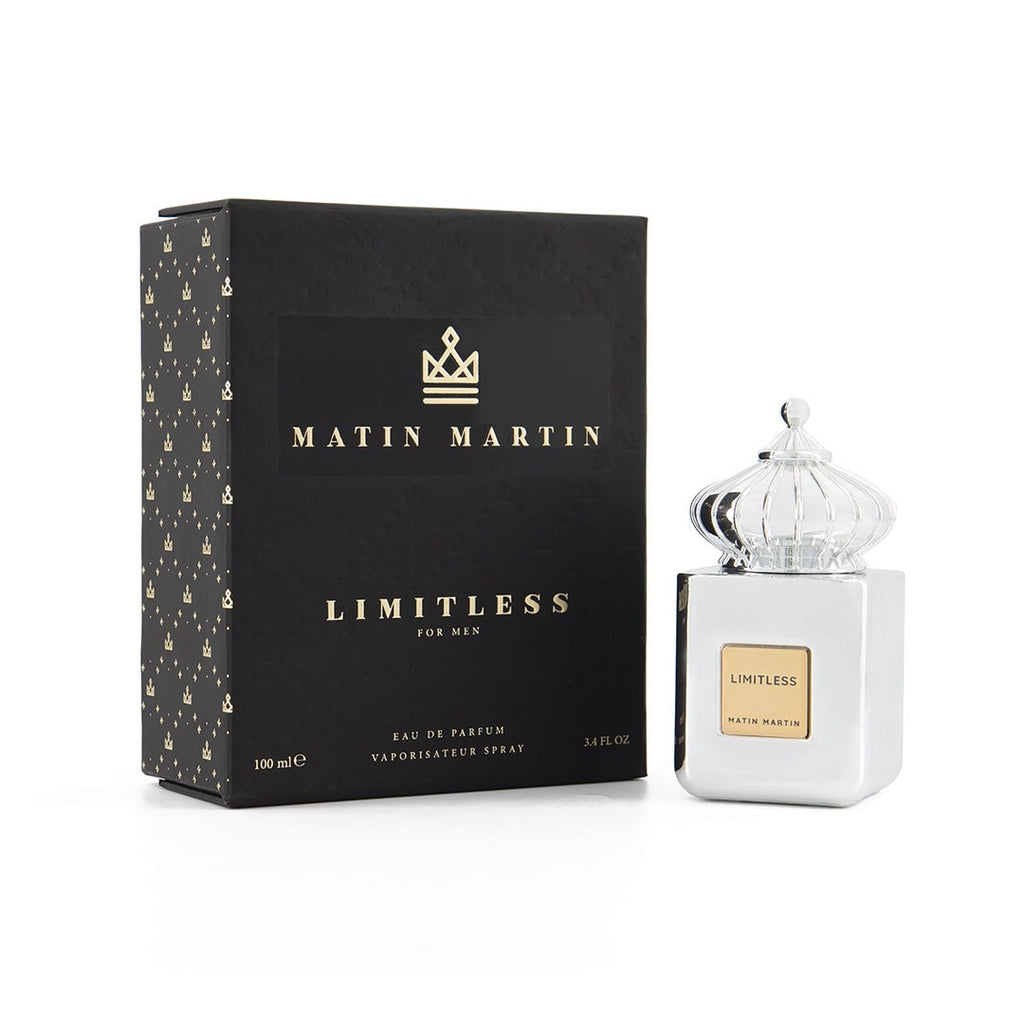 Limitless Eau de Parfum is a sensual new scent that embodies the spirit of a man who chooses his destiny with passion and confidence. Inspired by the earthy, rugged landscape of Tuscany. NO FEAR, NO LIMITS, NO EXCUSES. FOR MEN  Top note: Juniper Berry, Blood Orange, Citruses.  Middle note: Geranium, Pimento, Lavender.  Base note: Cedar, Vetiver, Patchouli.  Olfactive Family, « Woody Aromatic »